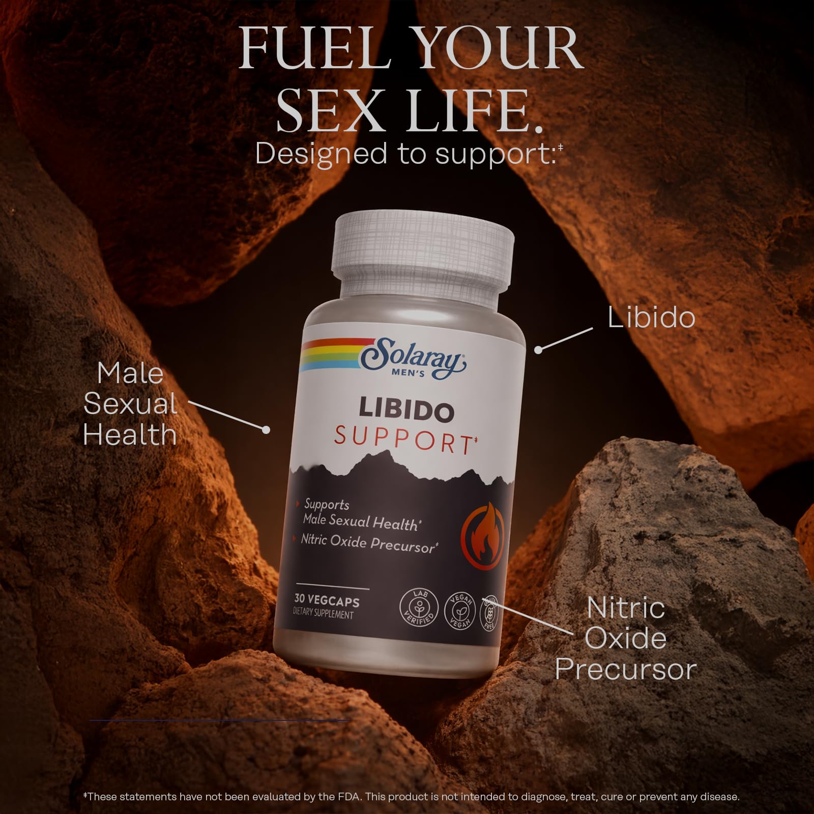 Amazon.com: SOLARAY Men's Libido Support, Tongkat Ali & Horny Goat